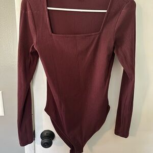 Old navy Women's Burgundy Long Sleeve Top